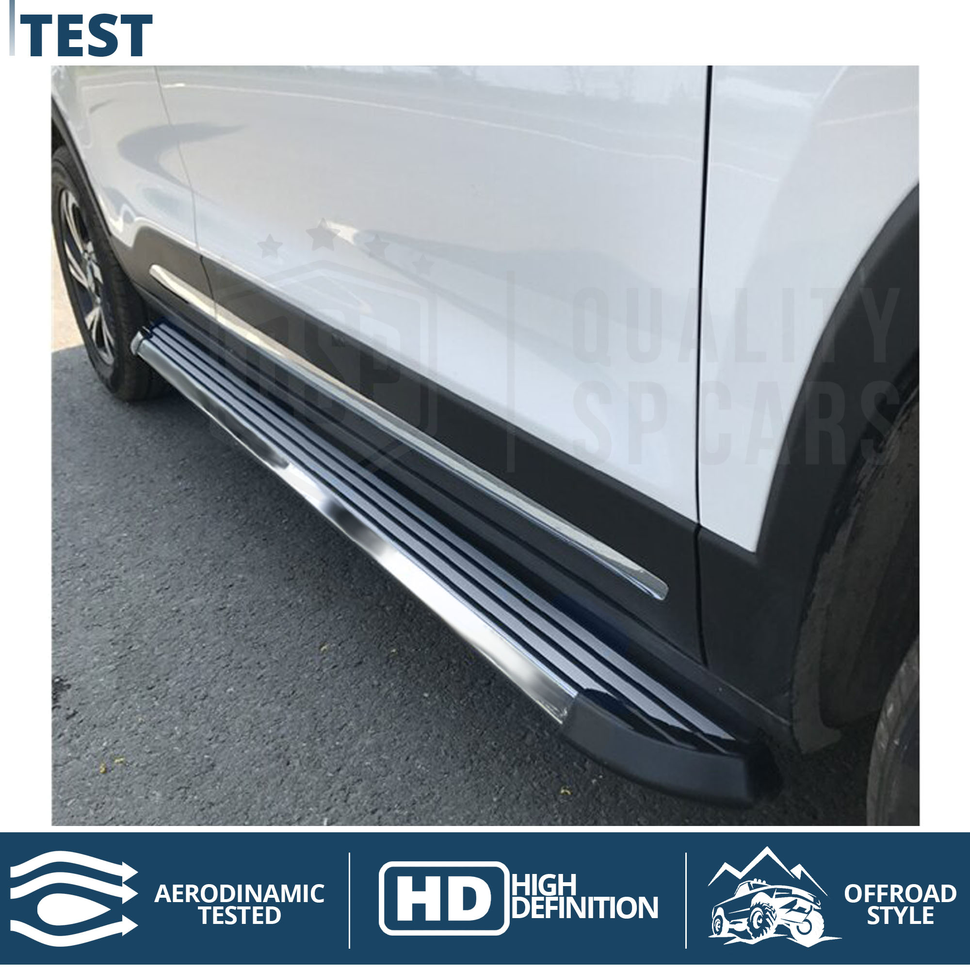 PEDANE LATERALI SOTTOPORTA ANTISCIVOLO ALLUMINIO MERCEDES GLB X247