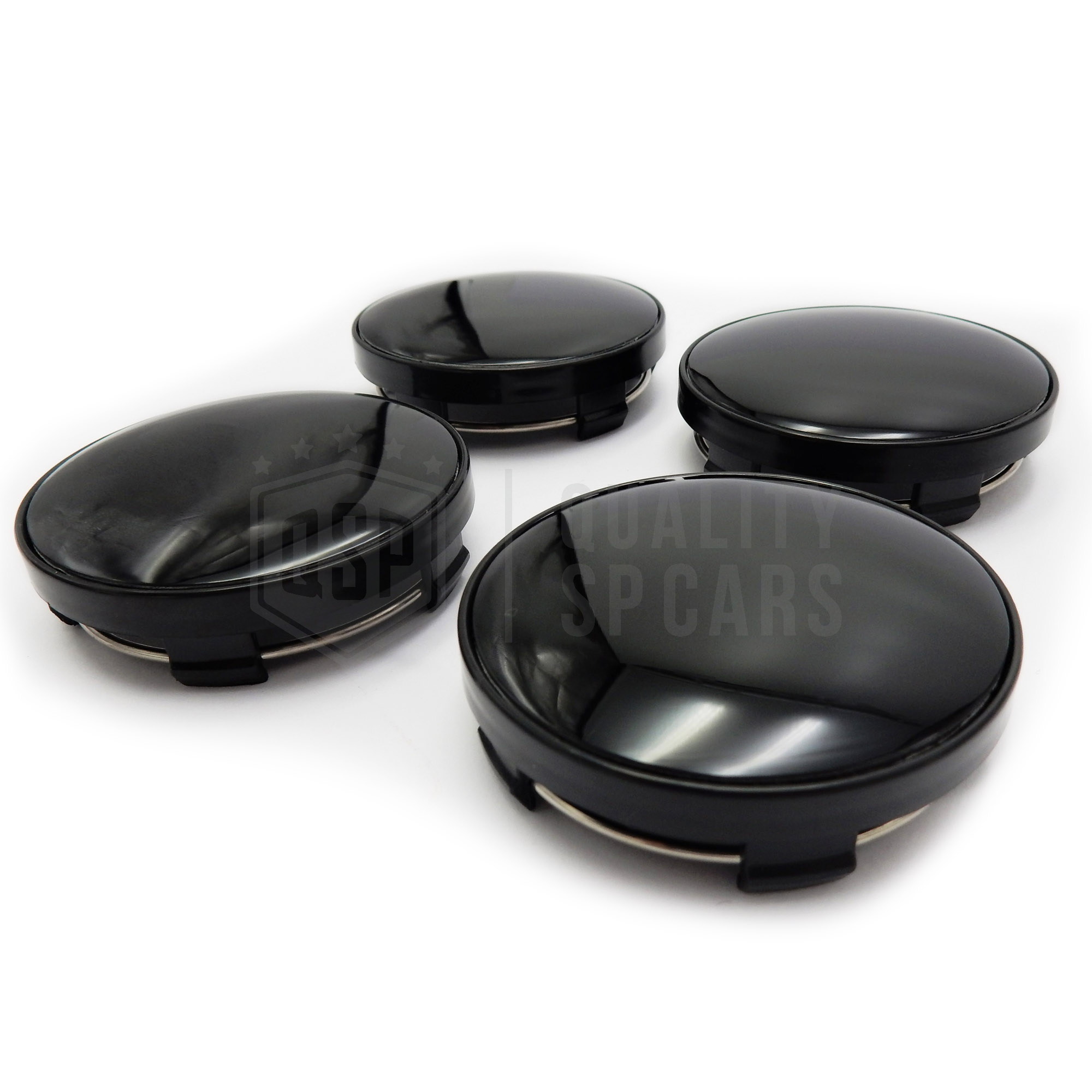5 X Coprimozzi Coprimozzo Coprimozzo 55,5 - 51,5 Mm - Argento - NUOVO