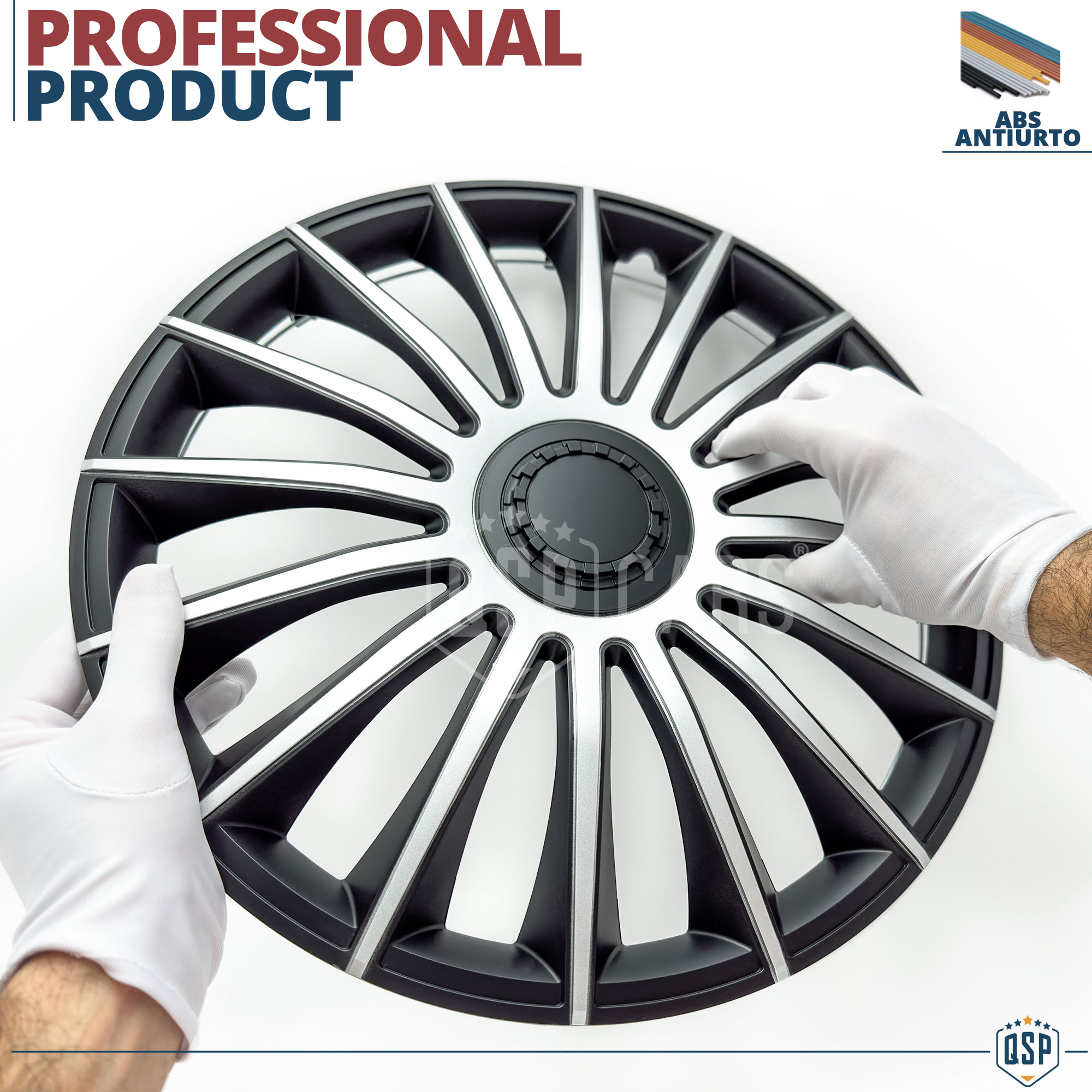 2N11-1130-CB SET 4 COPRICERCHI IN PLASTICA DA 15 POLLICI FORD FUSION 1.4 50KW 5P D 5M (2007