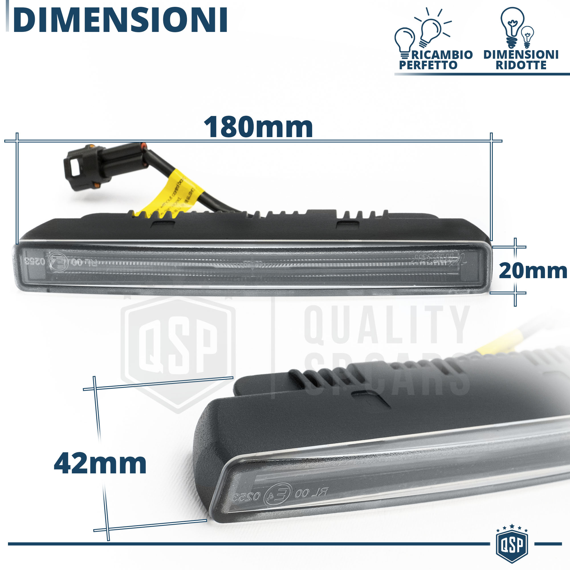 Barra Led Fuoristrada RIGIDON 7D Da 45cm - 252W Tripla Fila Con Staffa Per Paraurti, 12V/24V - Foto 2