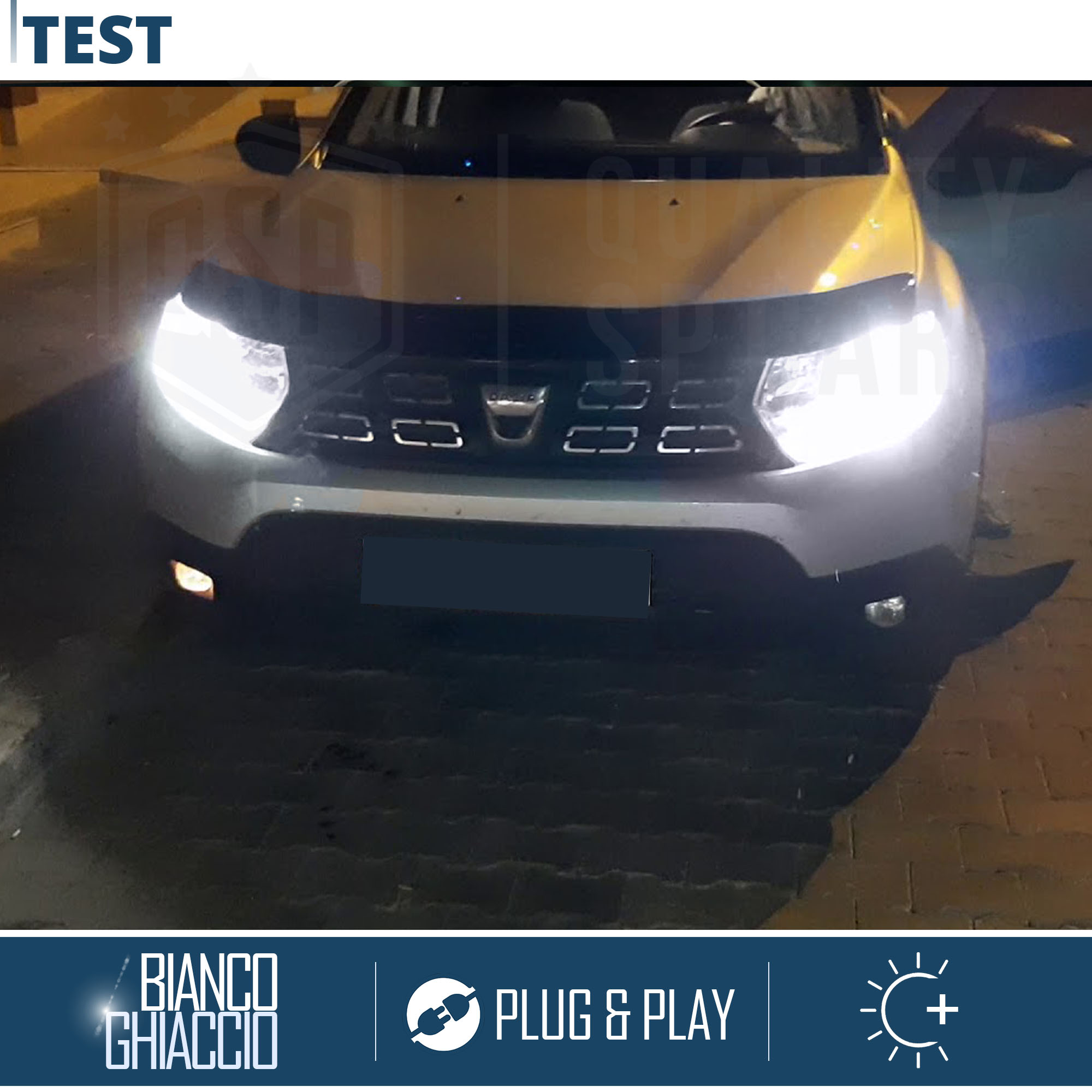 Dacia Duster II 2017-2022 Lampade H1 LED Abbaglianti Canbus