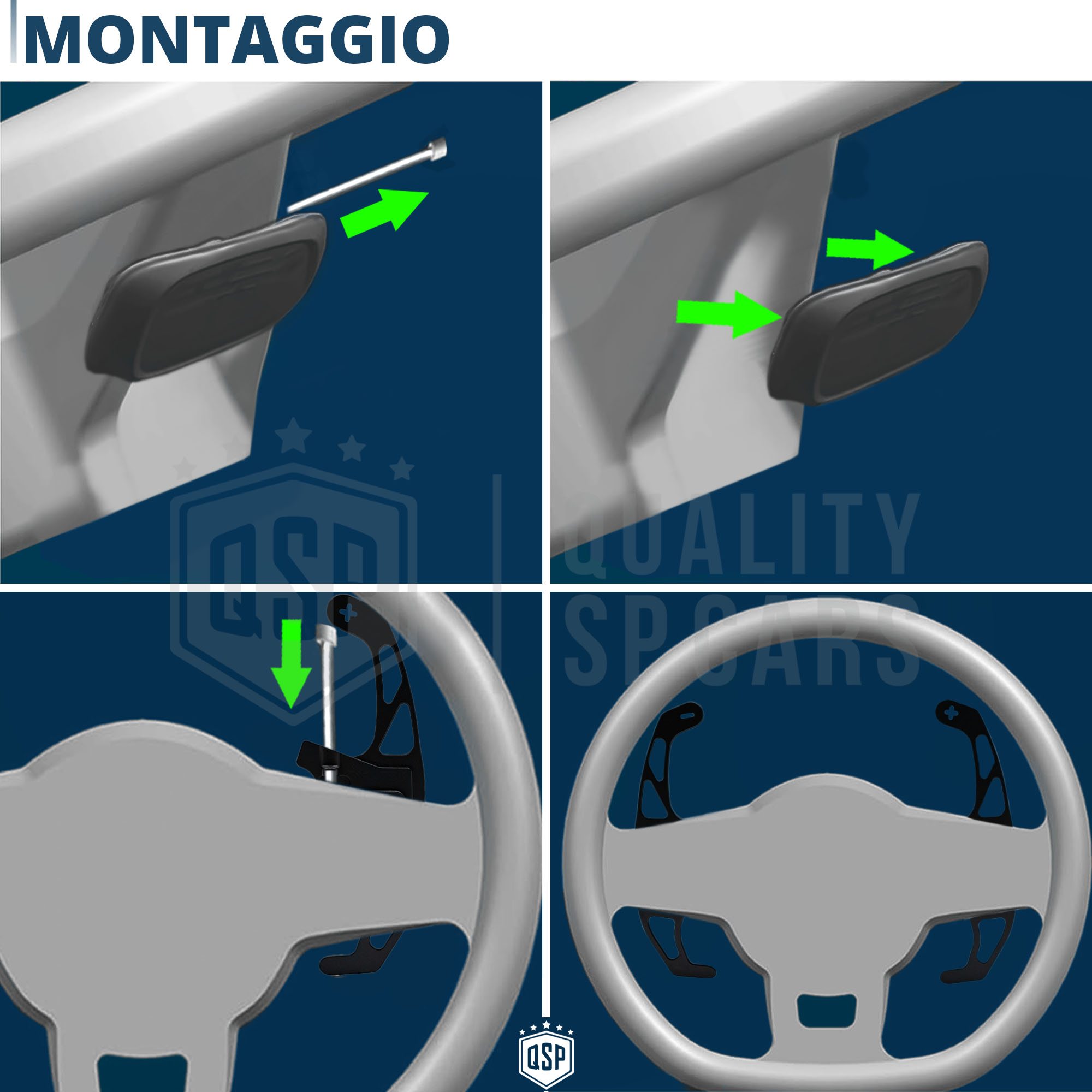 Riloer Estensioni Palette Del Cambio Al Volante In Alluminio Rosso Per VW Golf MK7 GTI R E Scirocco R (2015-2017)