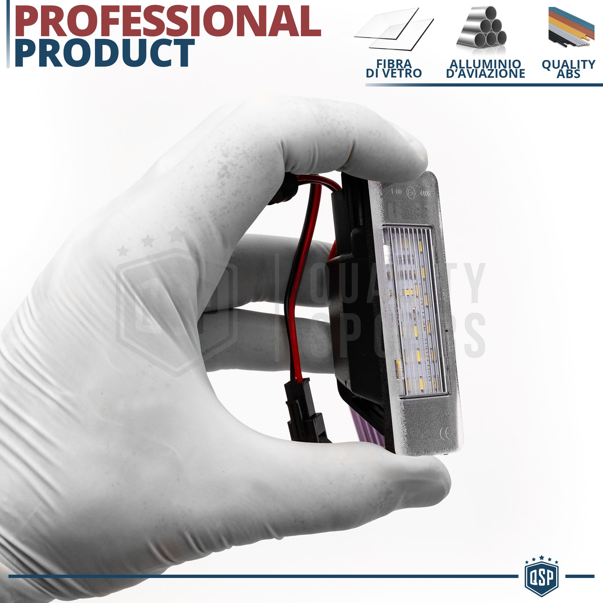 COPPIA LUCI DI POSIZIONE COPPIA LUCI TARGA 5 LED CANBUS PEUGEOT