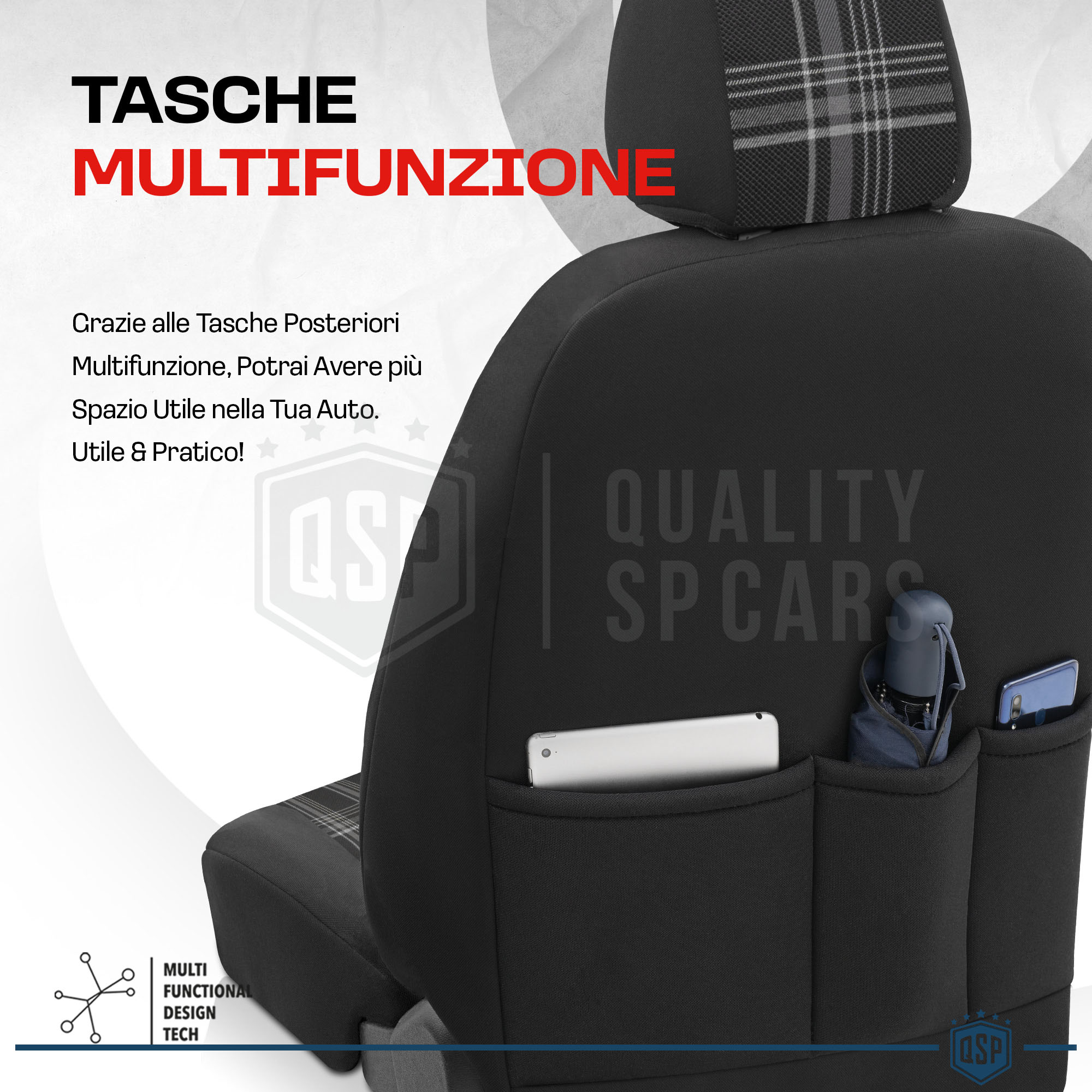 Set Di 2 Copricinture Di Sicurezza In Fibra Di Carbonio E Pelle Per Proteggere Collo E Spalle Rosso Vino 97671323