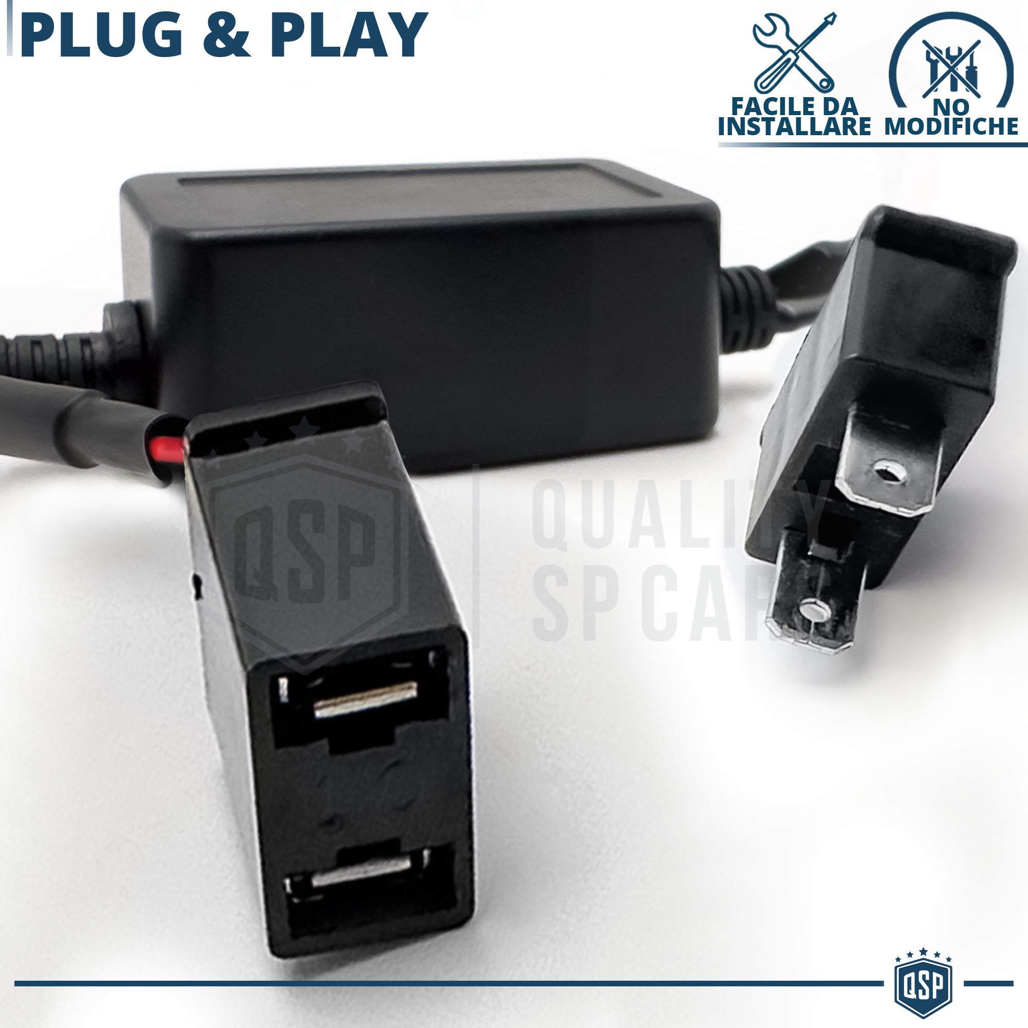 Resistenza H7 Filtro Canbus Portalampada Lampada Kit A Led - Foto 9