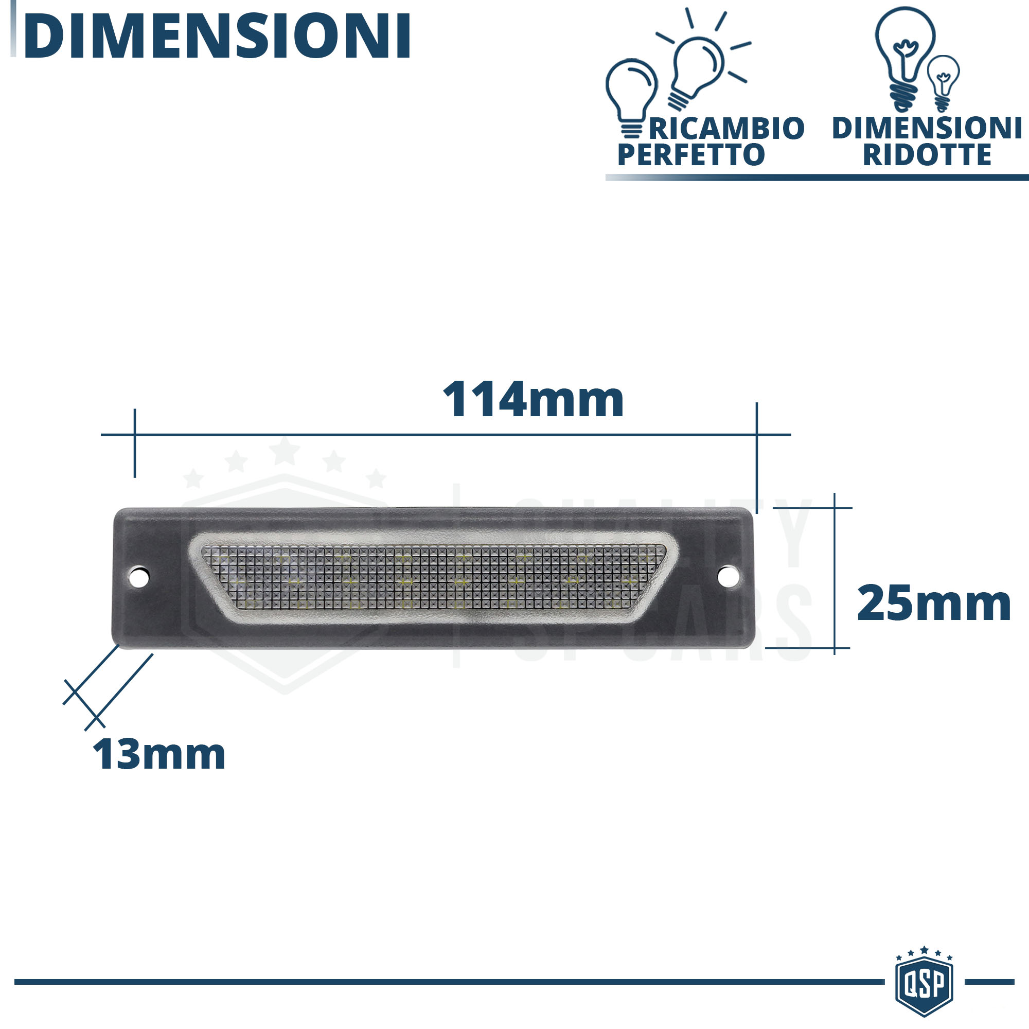 Recambo Illuminazione Targa LED CAN-Bus - Senza Errori, Alta Luminosità