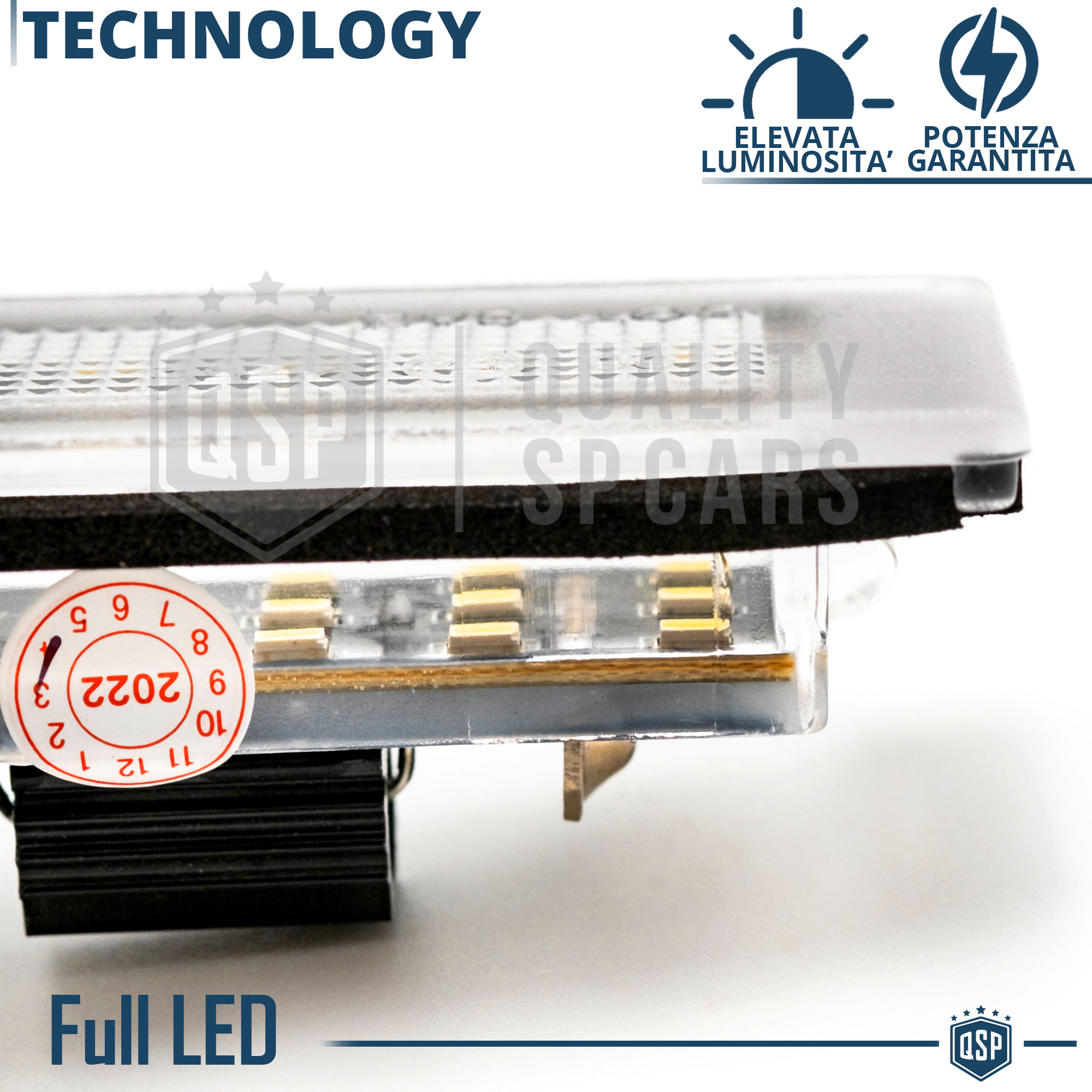 2 Luci Targa LED Impermeabili 12V-24V Per Camion, Auto E Moto - ETUKER - Foto 6