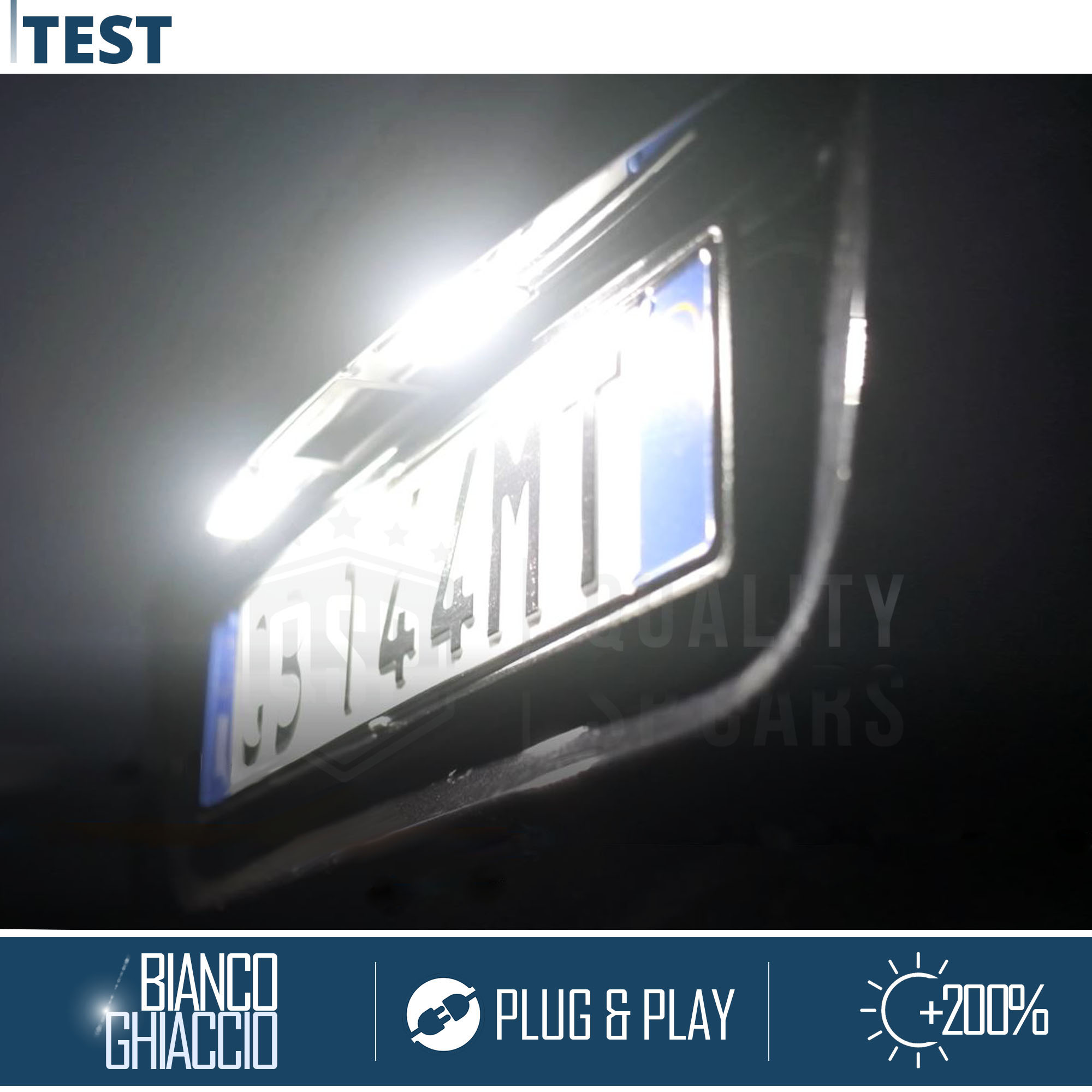 TECART Illuminazione a LED per targa compatibile con BMW E36 Canbus