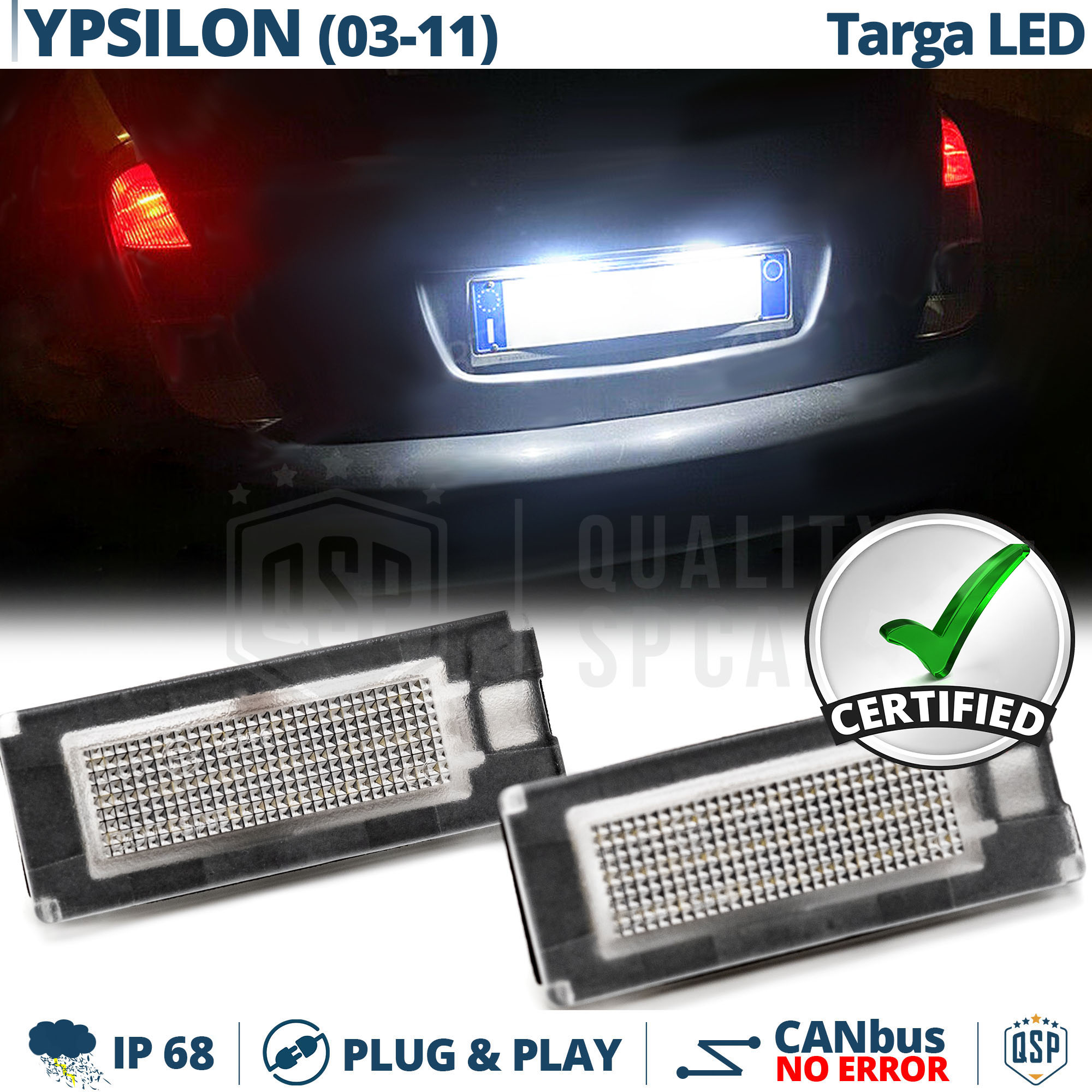Fari Illuminazione Targa LED Bianco Xeno VW Tiguan Touareg